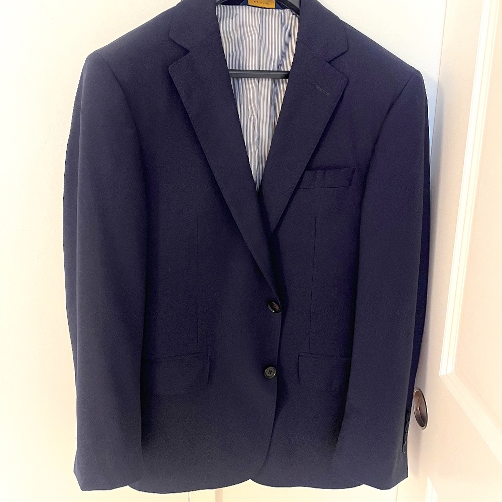 Brooks Brothers Explorers Collection Navy Full 2-Piece Suit